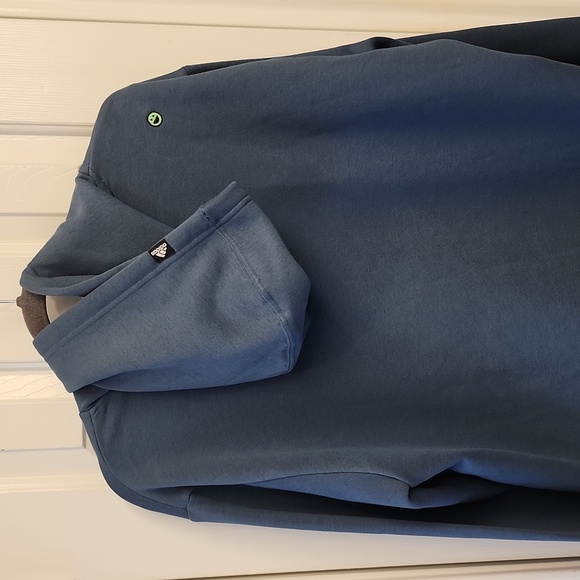 Adidas Men's Navy Blue Emoji Sweatshirt Hoodie Smiley Face Size XL - Picture 4 of 11